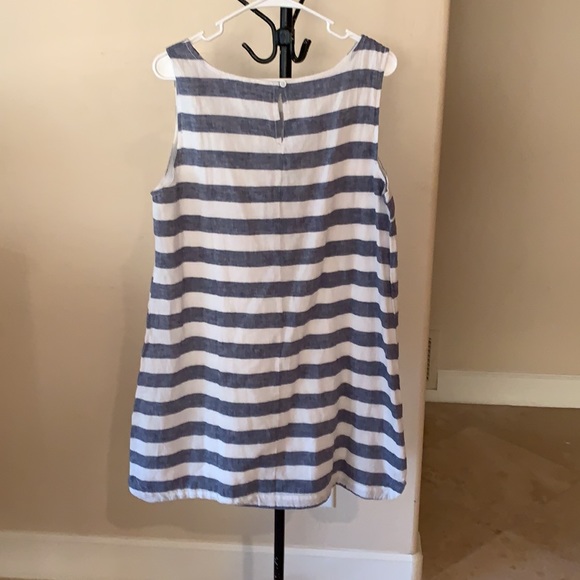 NWT BeachLunchLounge Alina Linen&Cotton Shift Dress - Picture 3 of 7